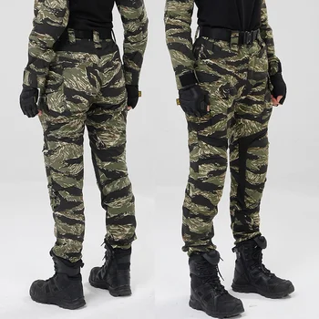 Sonbahar erkek Taktik kamuflaj pantolon Askeri Fan kadın ceketi Ve Pantolon Kurbağa Takım Elbise Açık Savaş Yürüyüş Avcılık Üniforma
